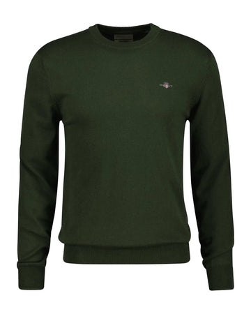 Πουλόβερ Βαμβακερό Με Λαιμόκοψη GANT